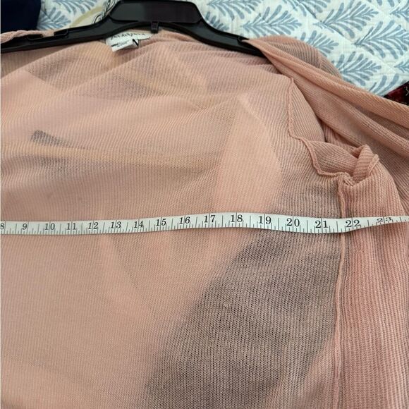 Vintage Peck&Peck Women's Peach Cardigan Sweater size medium - Picture 8 of 11